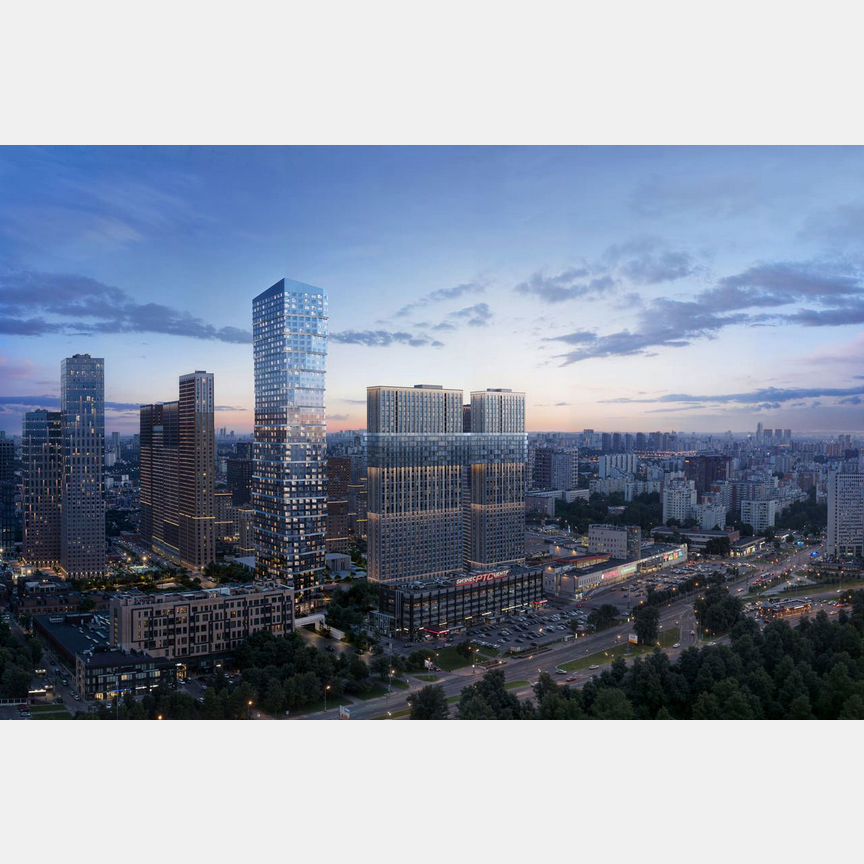 3-к. квартира, 86,3 м², 3/51 эт.