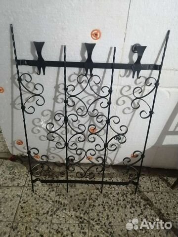 Кованая вешалка