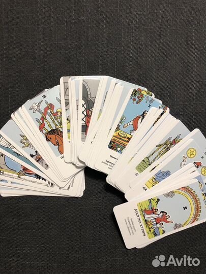 Карты таро Райдера-Уэйта обучающая колода новые