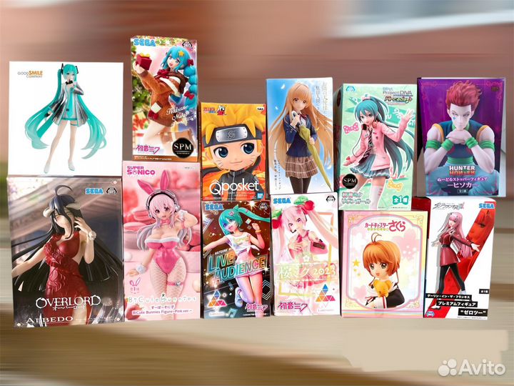 Аниме фигурки оригиналы новые