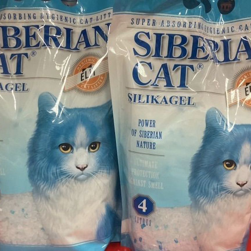 Наполнитель силикагель 4л Siberian cat