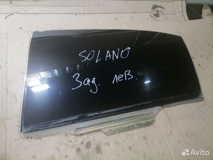 Стекло двери зад лево Лифан Солано