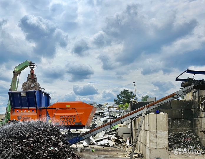 Шредер дробилка Arjes Impaktor 1250 hybrid