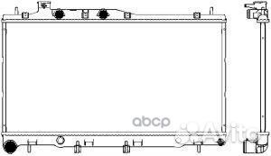 Радиатор сист. охл. Sakura 3421-1011 34211011 S