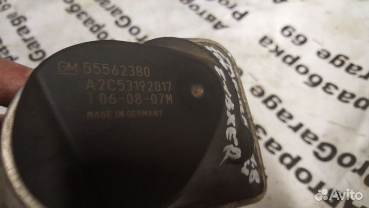 Дроссельная заслонка Chevrolet Cruze Opel Z18XER