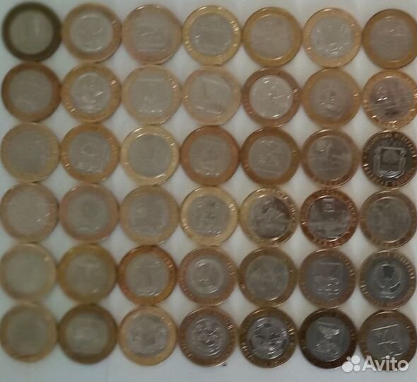 Памятные биметаллические монеты России 2000-2022 г