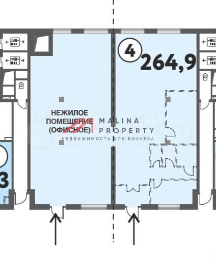 Продам торговое помещение, 265 м²
