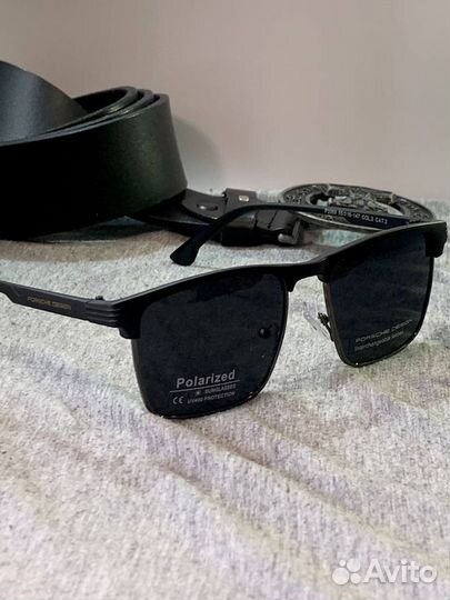 Солнцезащитные очки полароидные мужские porsche