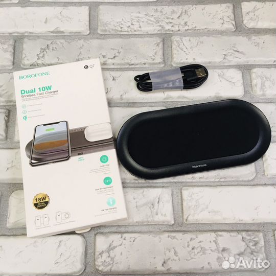 Беспроводная зарядка 10w 2.4A BQ7,черный