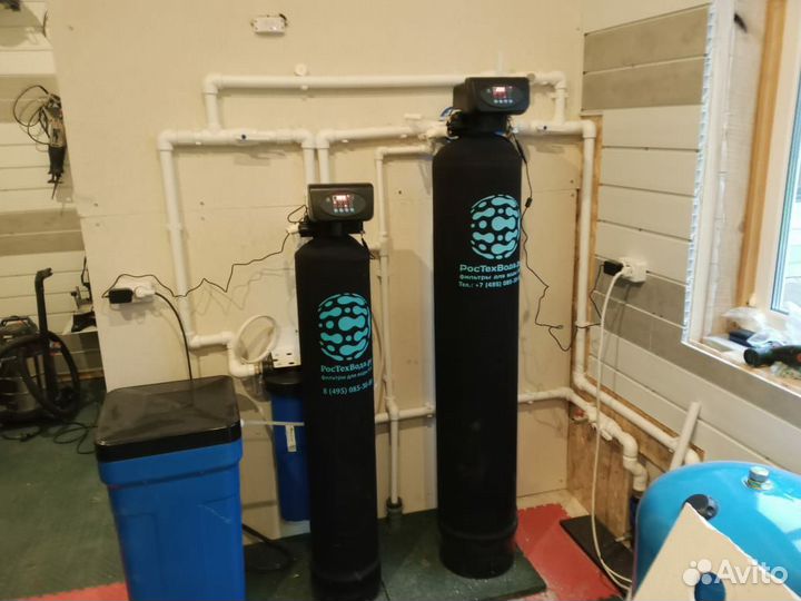 Система очистки воды, умягчения, обезжелезивания