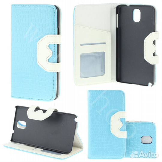 Роскошный кожаные чехолы для samsung Galaxy Note 3