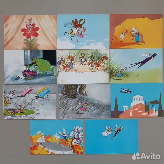 Дюймовочка набор открыток СССР