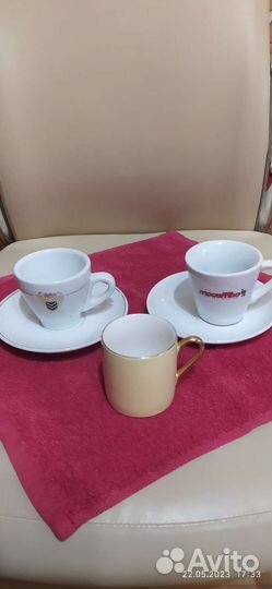 Чашки для чая и кофе, чайник заварочный, стаканы
