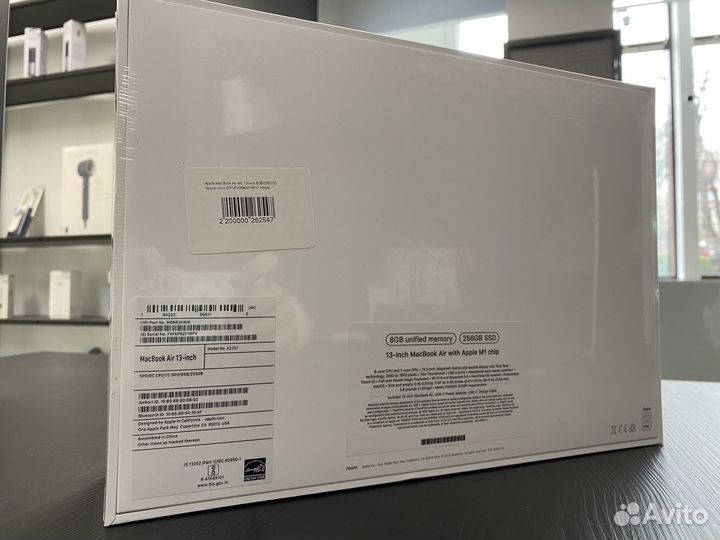 Новый Apple MacBook Air M1 8/256gb Space Gray