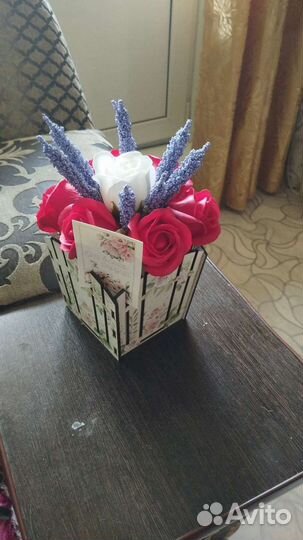 Мыльные цветы букет