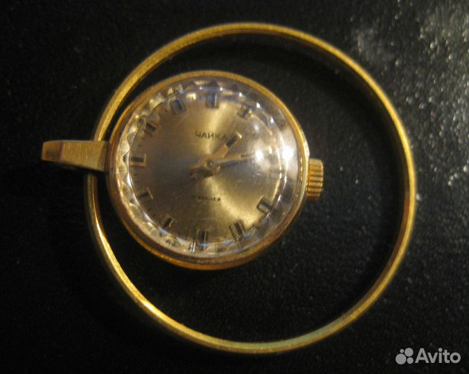 Часы / кулон Чайка AU 5 мк - рабочие