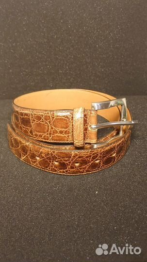 Новый Damico Крокодил муж. ремень Оригинал Италия