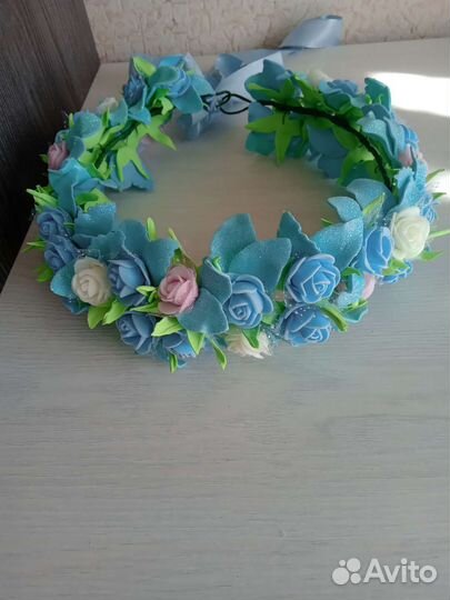 Ободок для волос ручной работы