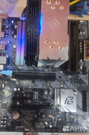 Комплект B550 + ryzen 5600