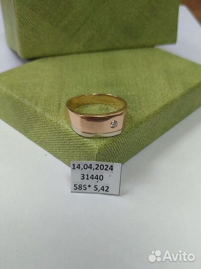 Золотое кольцо мужское