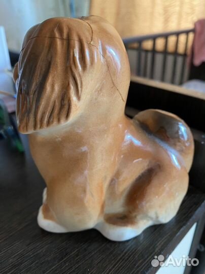 Фарфоровая собака лфз