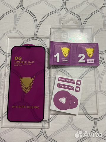 Защитное стекло iPhone 12, 12 pro