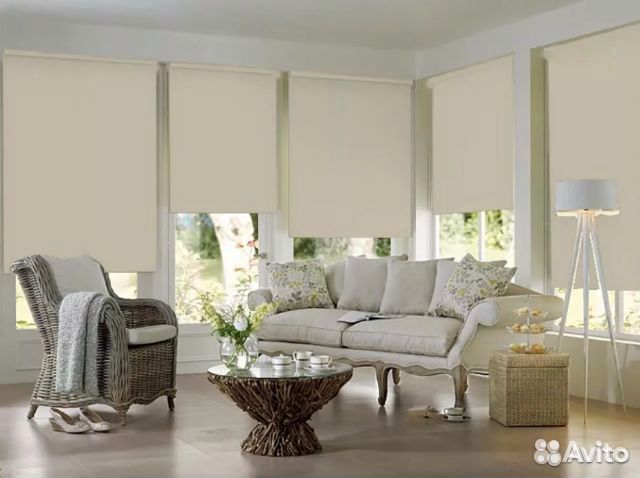 Рулонные шторы Крепление на створку blackout