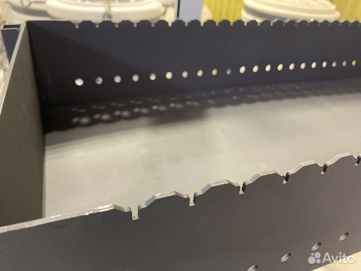 Мангал с печью под казан