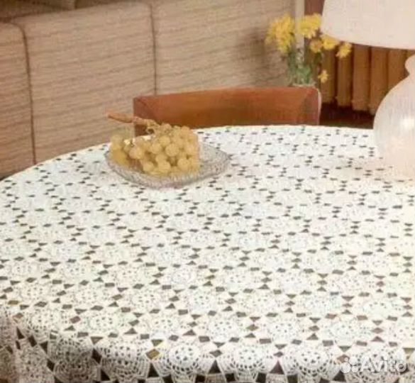 Скатерть вязаная крючком