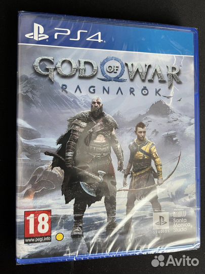 God of war ragnarok ps4 (новый)