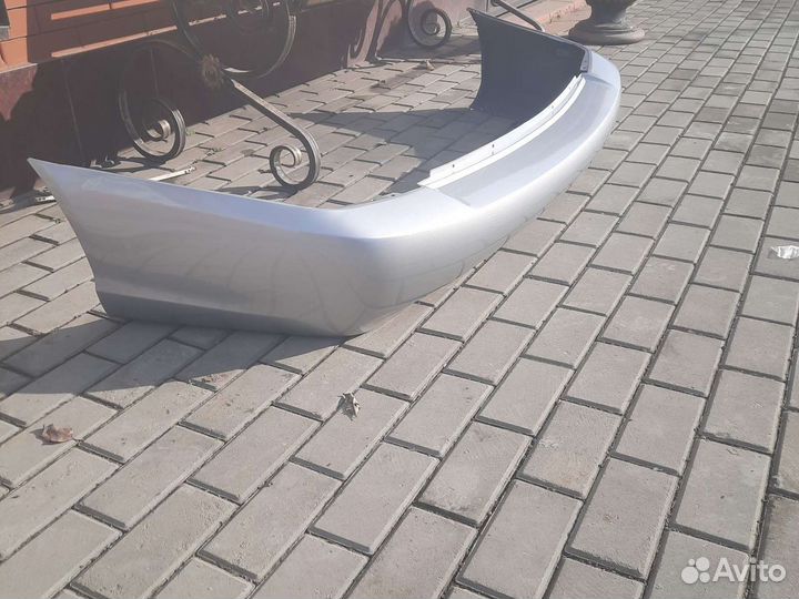 Бампер задний Акцент светл.серебро