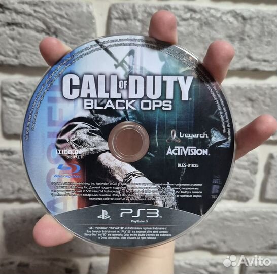 Диск на PS3. Call Of Duty Black Ops