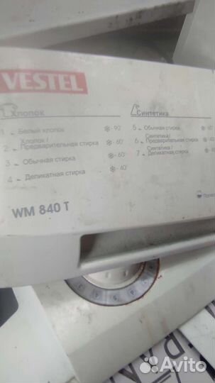Vestel wm 840t Wm1034ts по запчастям