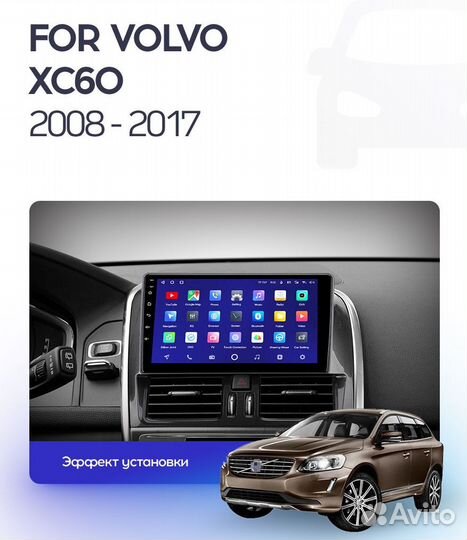 Автомагнитола Teyes на Volvo XC 60 2008 - 2017