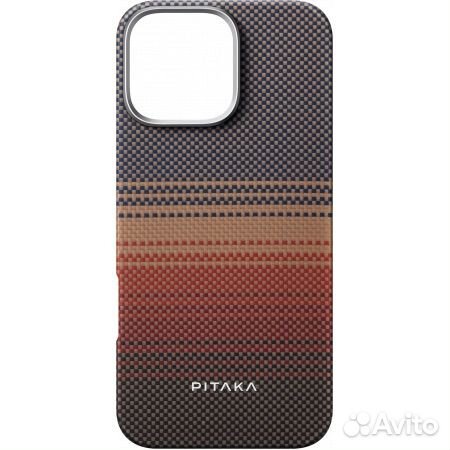 Pitaka Tactile Woven iPhone 16 Pro Sunset