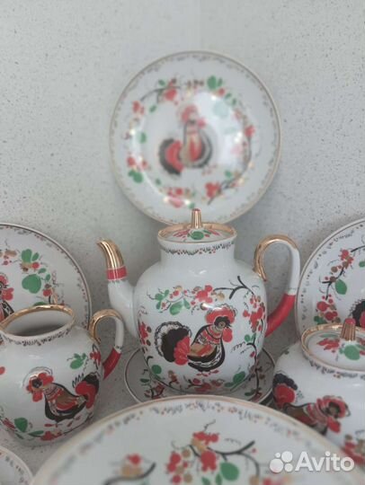 Чайный сервиз лфз Весёлые петушки