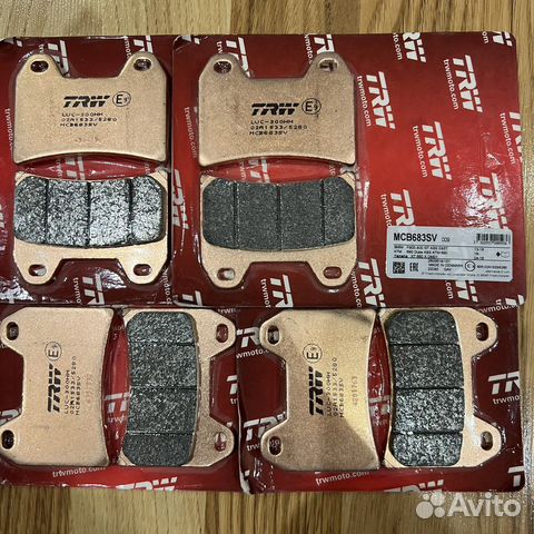 TRW mcb683sv колодки тормозные трв