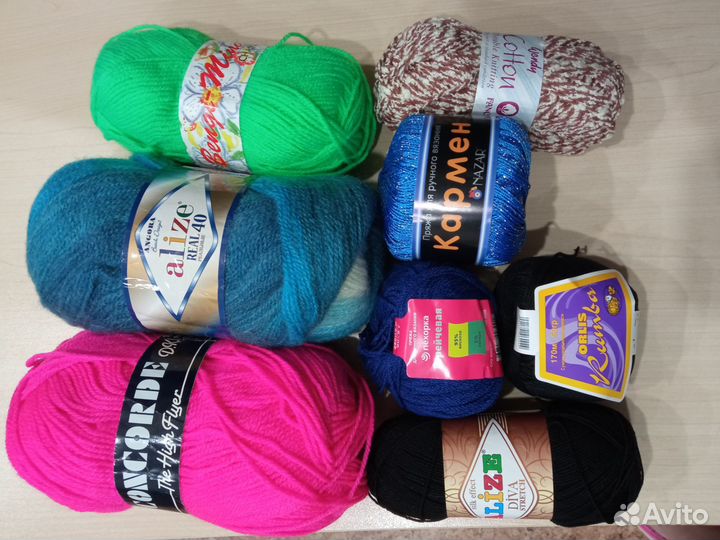 Пряжа нитки для вязания