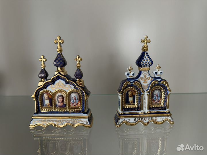 Статуэтка фарфоровая киот гжель