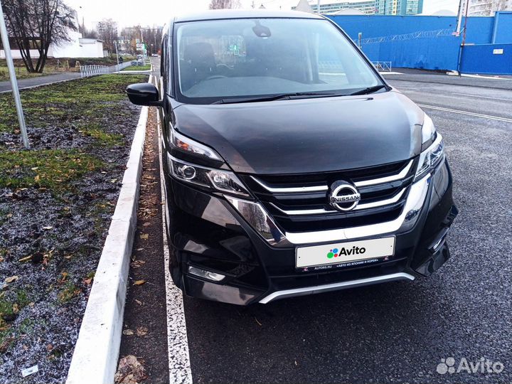 Nissan Serena 2.0 CVT, 2017, 103 000 км