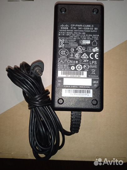Блок питания/адаптер 48V/0,38A cisco