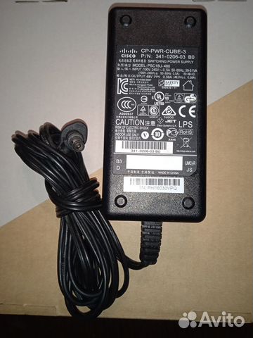 Блок питания/адаптер 48V/0,38A cisco