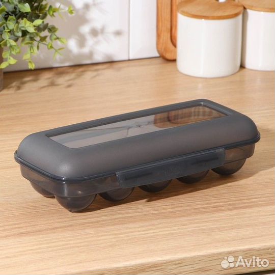 Контейнер для яиц на 10 шт, цвет микс