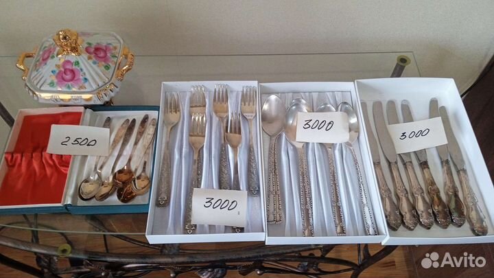 Столовые приборы мельхиор