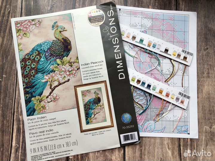 Остатки от набора для вышивания Dimensions