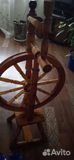 Прялка деревянная для коллекции