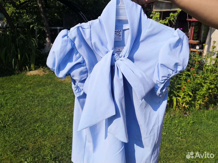 Блузка школьная 128