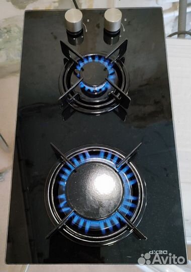 Газовая варочная панель dexp 3M2GT, б/у