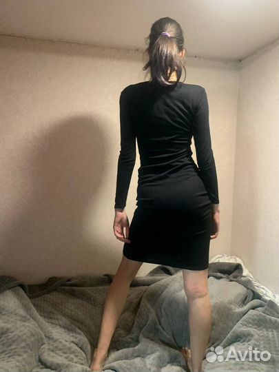 Платье bershka черное