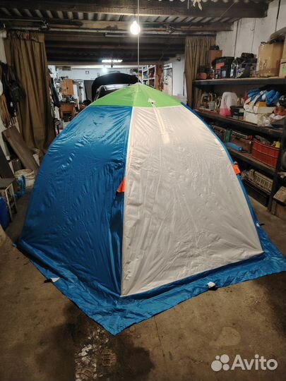 Палатка для зимней рыбалки зонт 2 местная